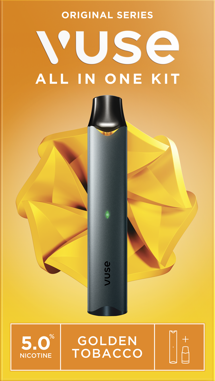 Vuse Alto Pod Golden  Kit 5% Product Filter Image