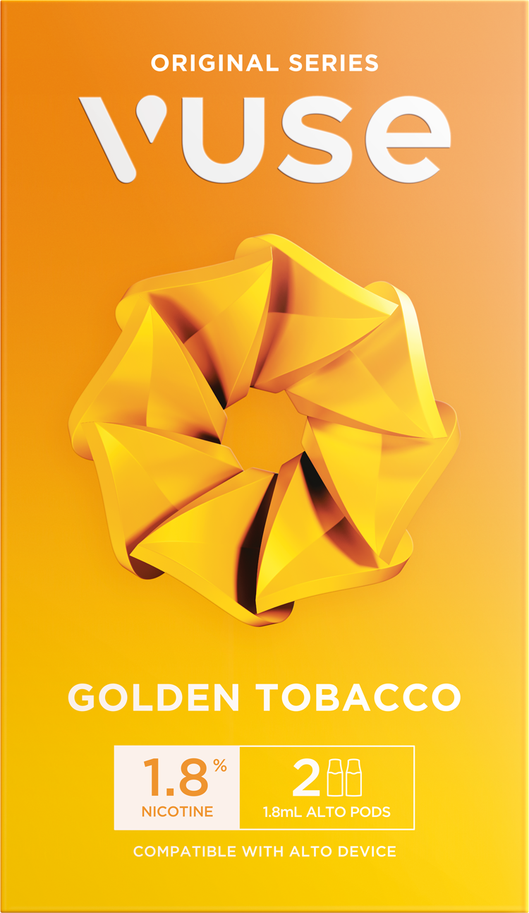 Vuse Alto Pod Golden Tobacco 1.8% Product Filter Image