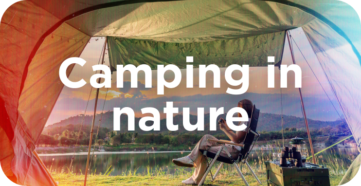 Camping in Nature