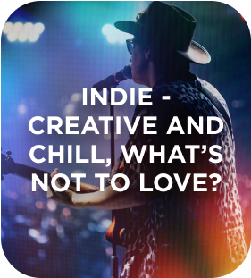 Indie creative and chill, what is not to love?